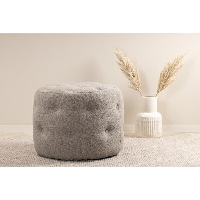 Svea - Juno hocker - teddy - grijs