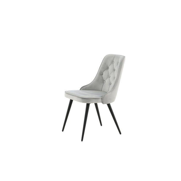 Svea - Sino eetkamerstoel - velvet - grijs