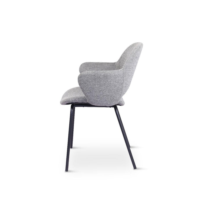 Nordic Home Nanette eetkamerstoel - grijs