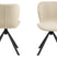 Giga Living - Eetkamerstoel Draaibaar - Beige - Zitdiepte 40cm - Set van 2