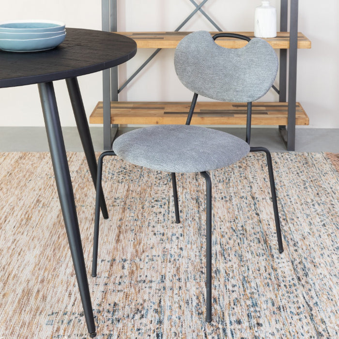 Puur - Askim eetkamerstoel stof grijs