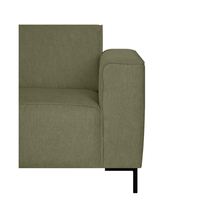 by fonQ Loft Hoekbank Links - Chenille - Groen