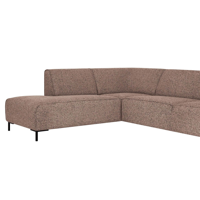 by fonQ Loft Hoekbank Links - Chenille Melange - Blush