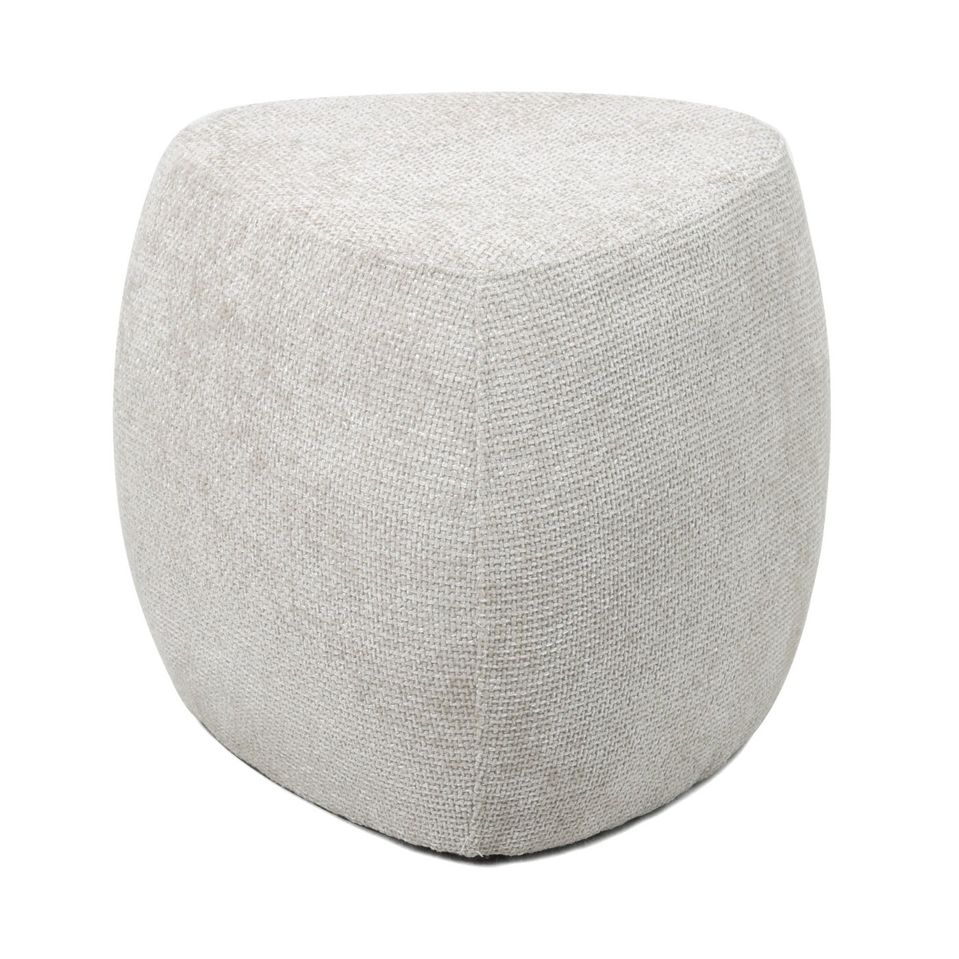 Giga Meubel - Poef Stof|Textiel Beige - 46x46x43cm - Josip