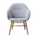 Nordic Home Dante fauteuil - lichtgrijs