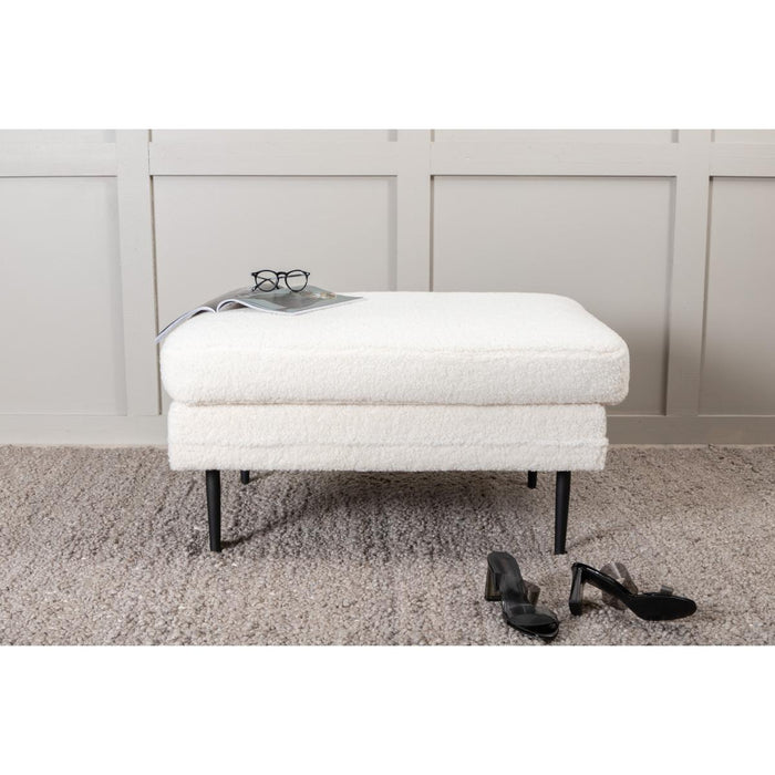 Svea - Kira hocker - teddy - wit