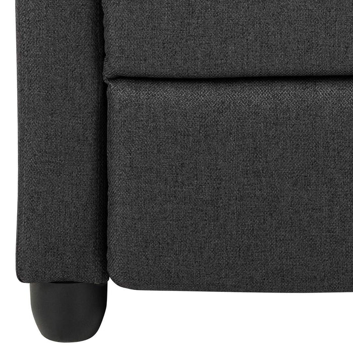 Giga Living - Relaxfauteuil Antraciet - Verstelbaar - Vilda