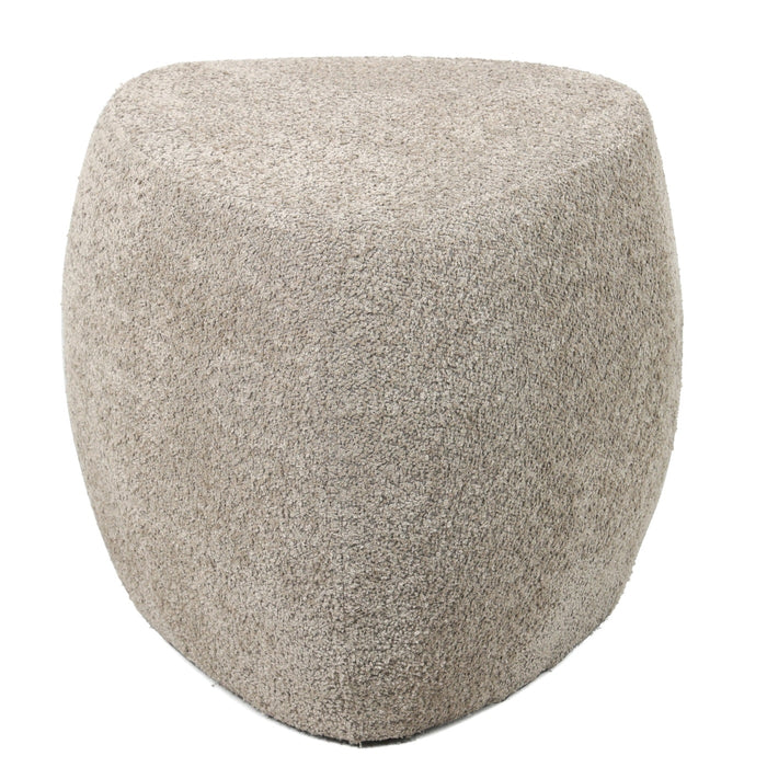 Giga Meubel - Poef Stof|Textiel Taupe - 46x46x43cm - Josip