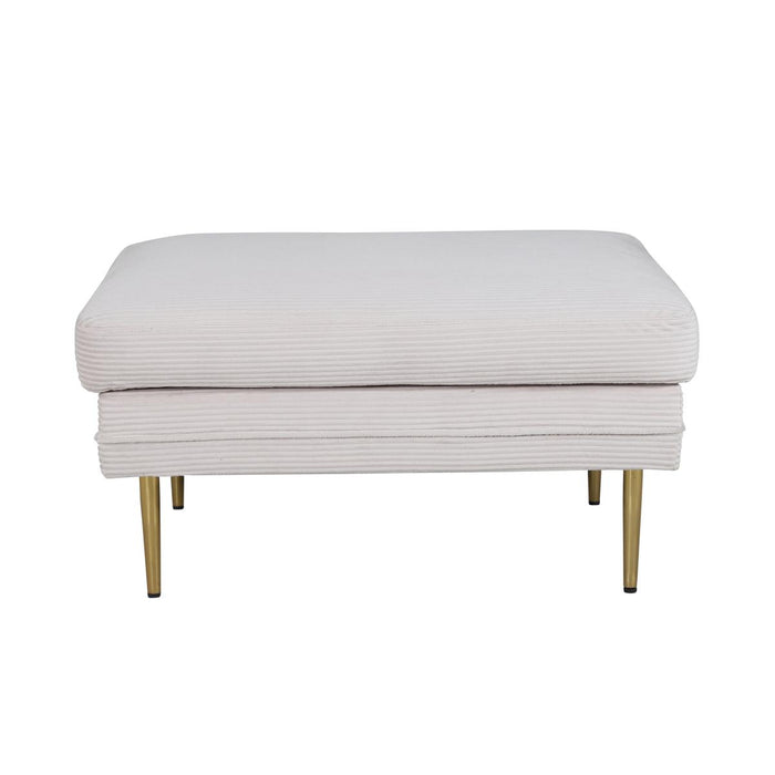 Svea - Tess hocker - rib - beige