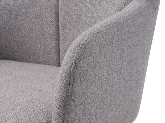 Nordic Home - Manning fauteuil met hocker - natural