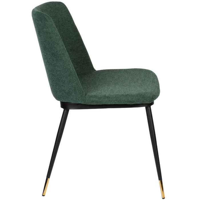 Puur - Larvik eetkamerstoel stof donkergroen