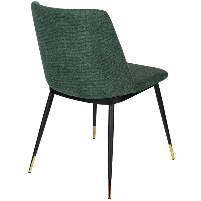 Puur - Larvik eetkamerstoel stof donkergroen