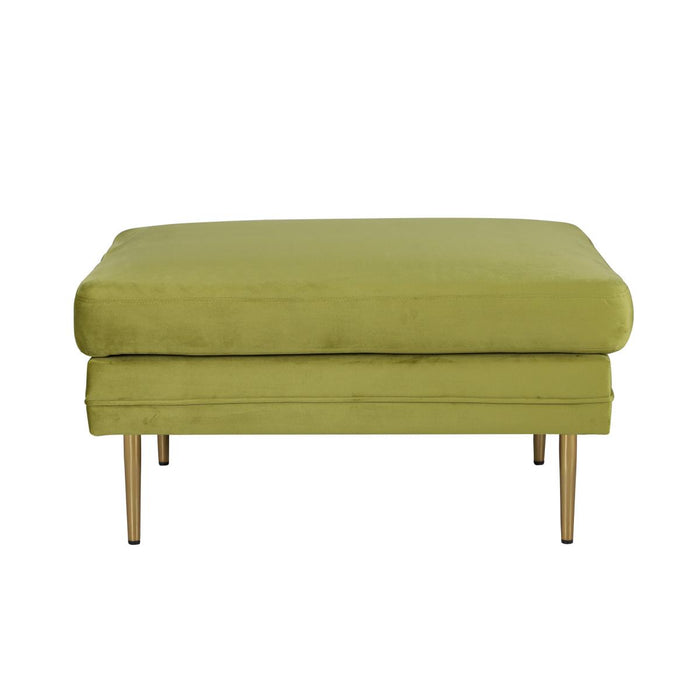Svea - Tess hocker - velvet - groen