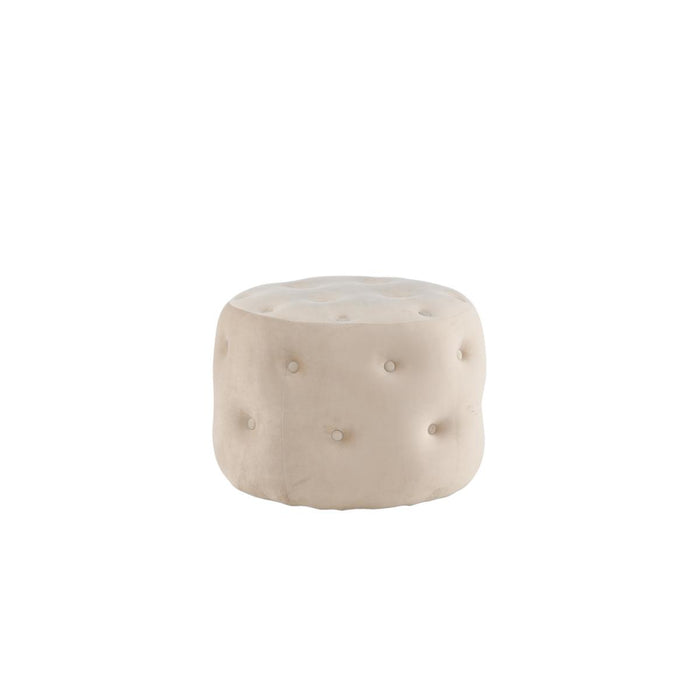 Svea - Juno hocker - velvet - beige