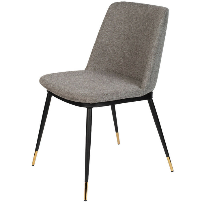 Puur - Larvik eetkamerstoel stof lichtgrijs