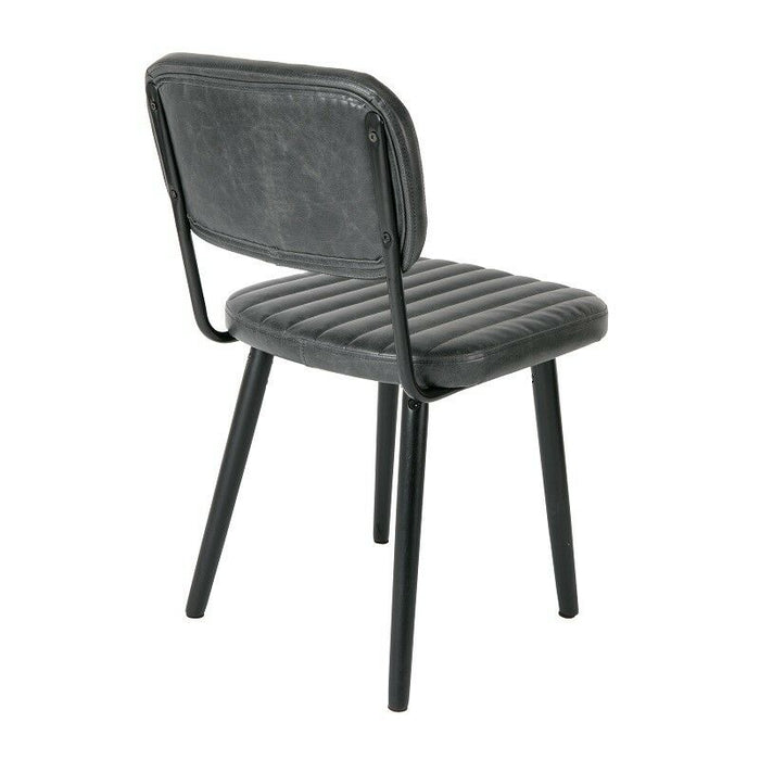 Puur - Vinnes eetkamerstoel PU leer zwart