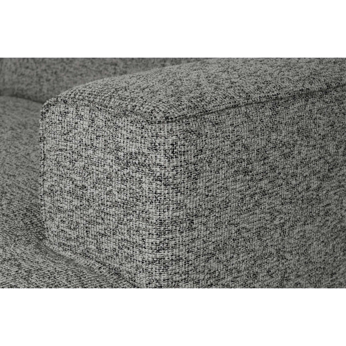 by fonQ Loft Hoekbank Rechts - Chenille Melange - Steengrijs