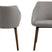 Giga Living - Eetkamerstoel Met Armleuning Lhen Lichtgrijs