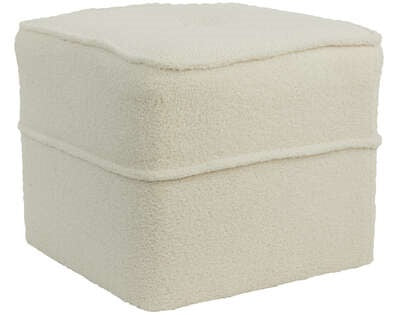 Light & Living Light&living Poef 40x40x35 cm KIKI teddy wit