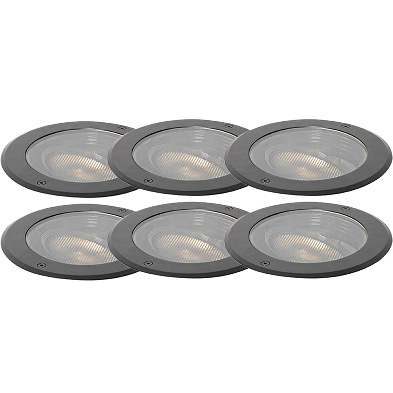 QAZQA Set van 6 grondspot wart AR111 verstelbaar IP65 - Delux Honey