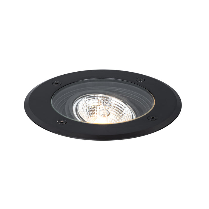 QAZQA Set van 6 moderne buiten grondspots zwart AR70 verstelbaar IP65