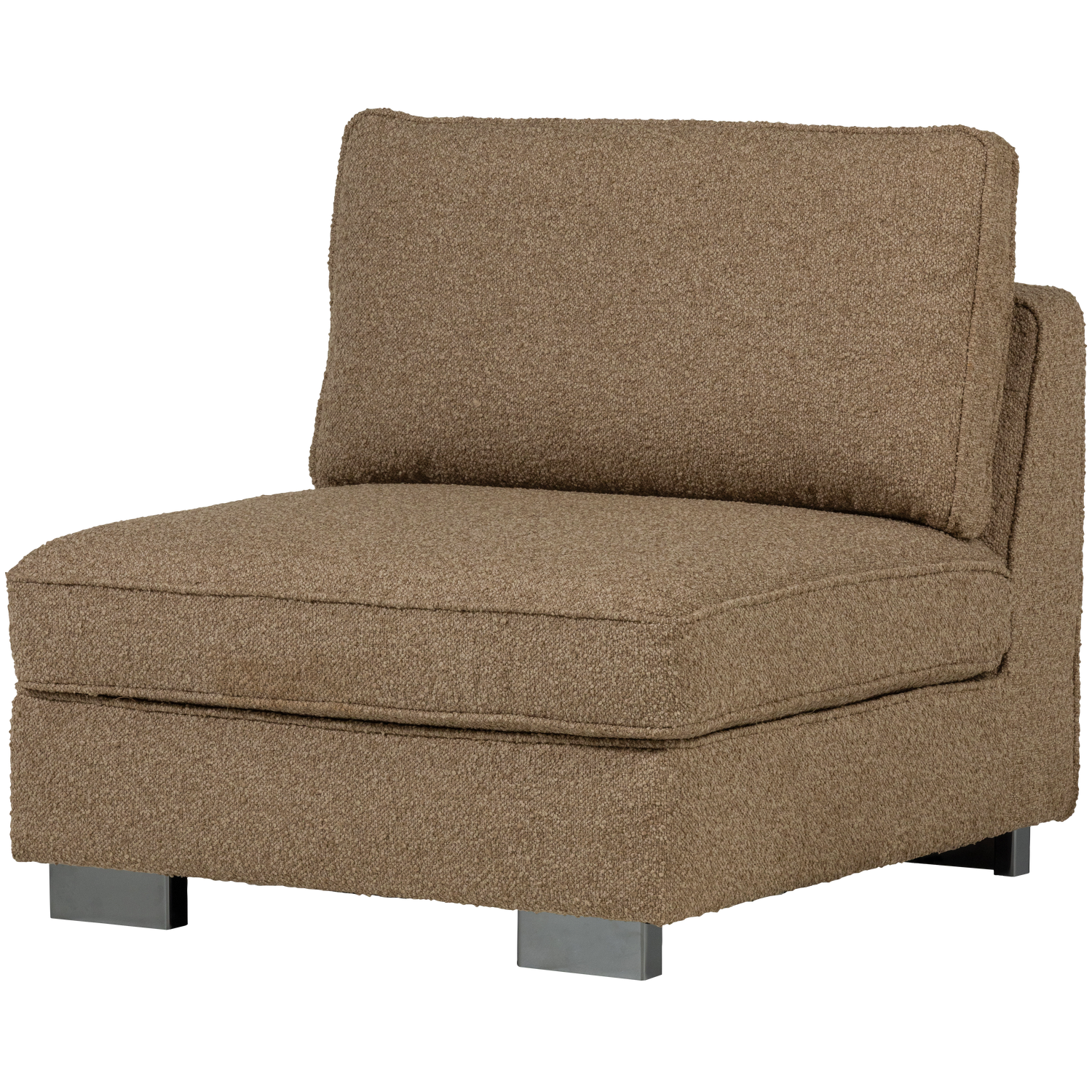 vtwonen Lazy 1-Zits Element - Bouclé - Bruin