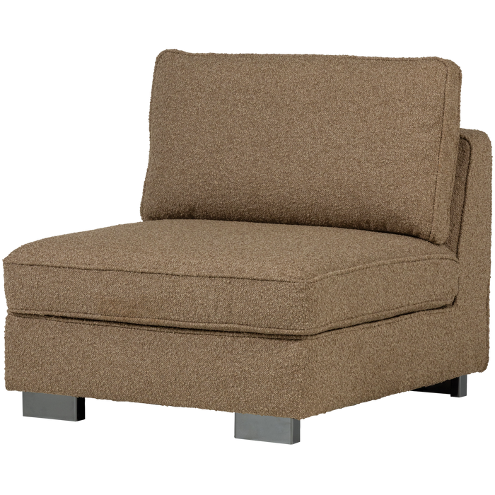 vtwonen Lazy 1-Zits Element - Bouclé - Bruin