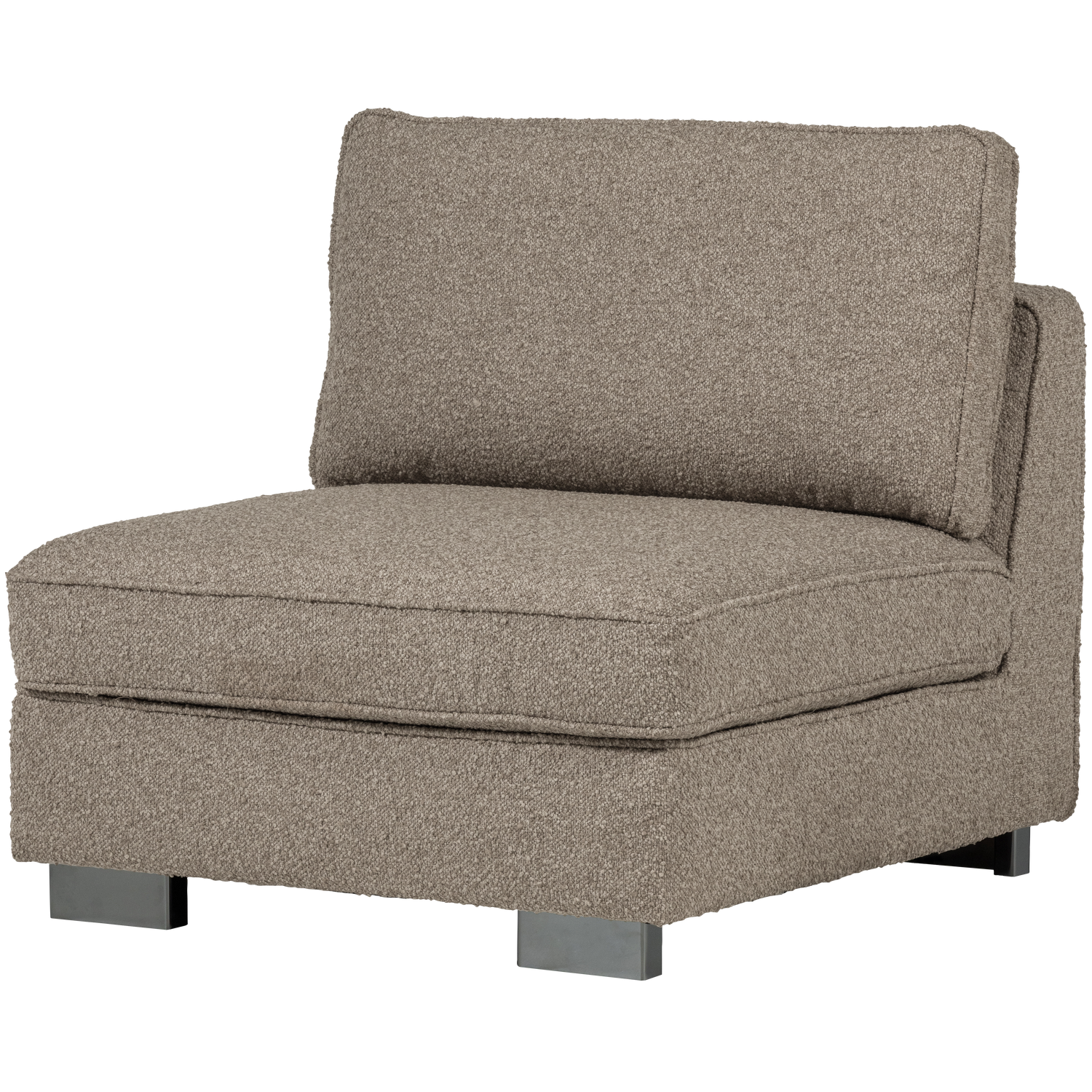 vtwonen Lazy 1-Zits Element - Bouclé - Zand