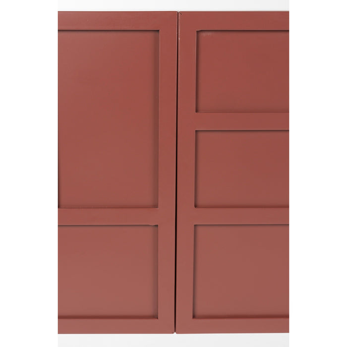 Housecraft Living Davis Dressoir Metaal Bruin| Rood