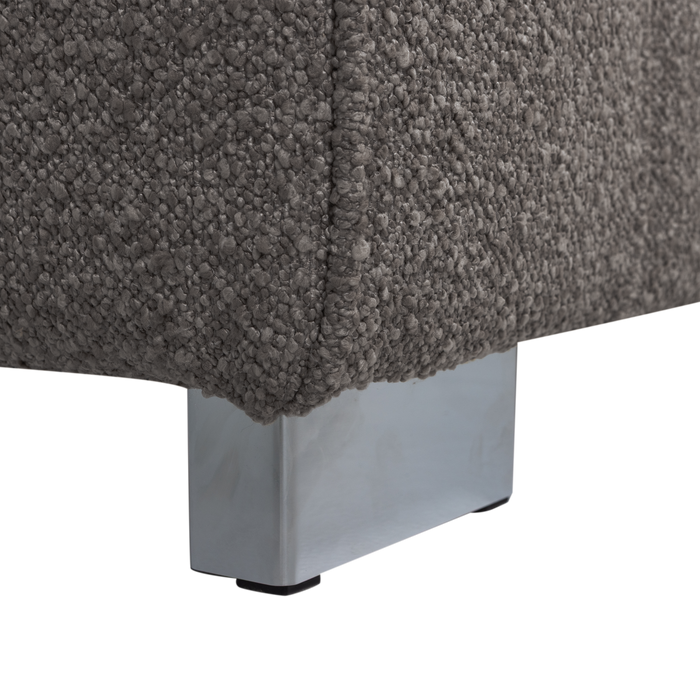 vtwonen Lazy 1-Zits Element - Bouclé - Antraciet