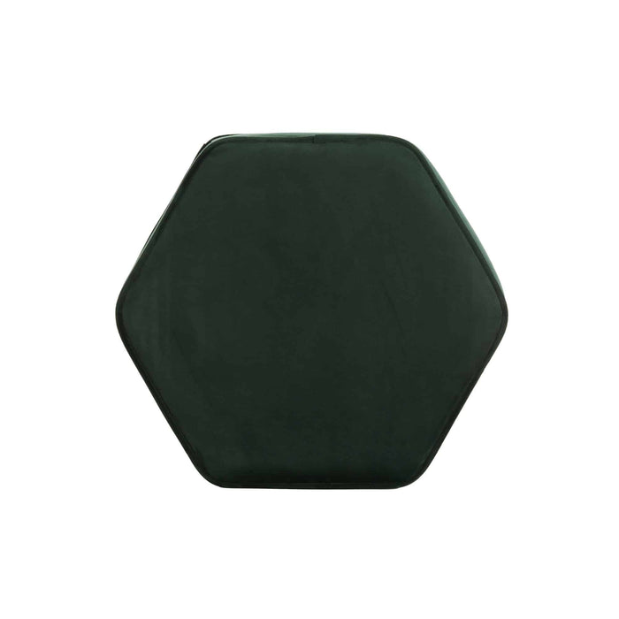 Light & Living Poef Cayden - Groen - 45x41x46cm