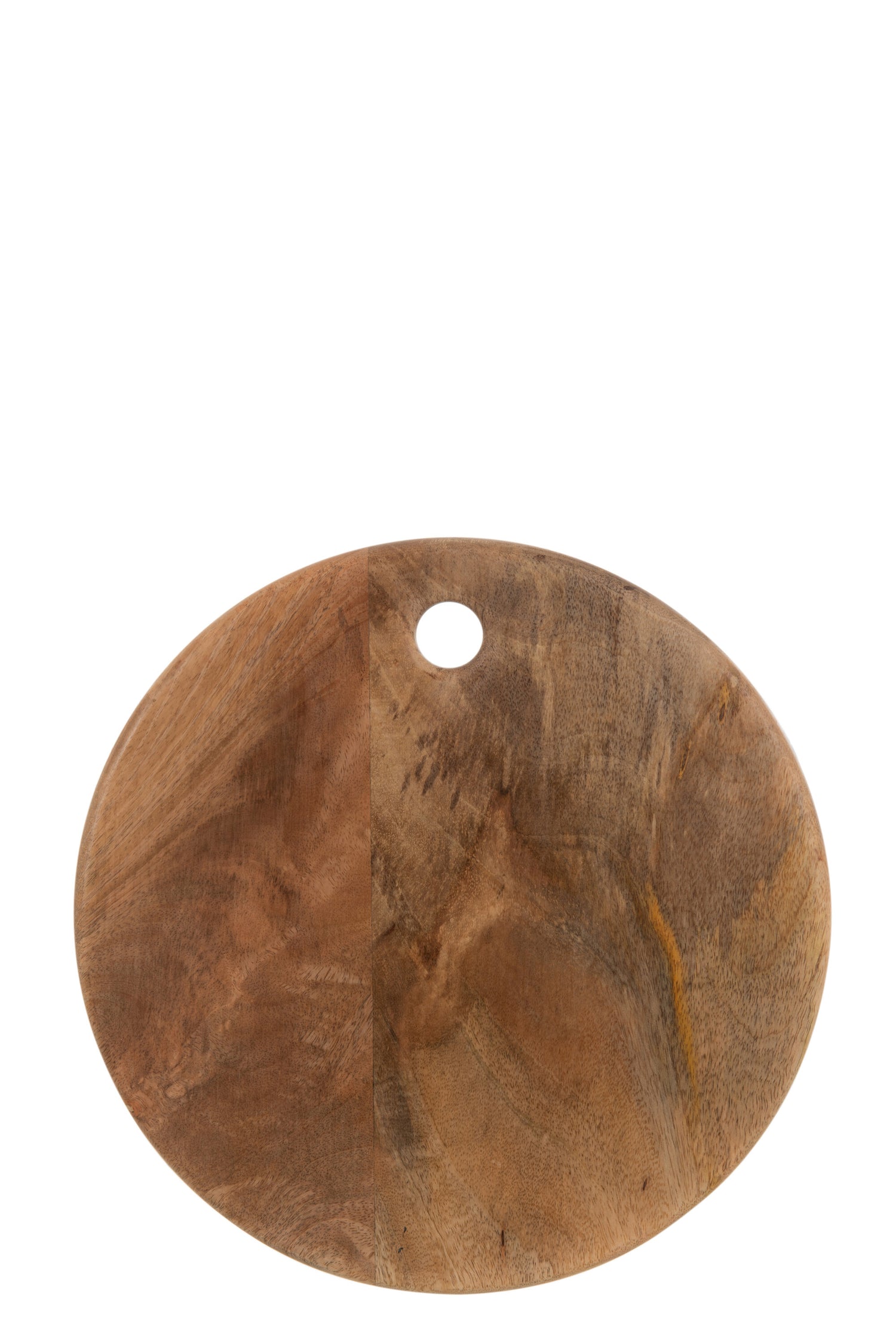 J-Line Rond Mango snijplank - hout - naturel - woonaccessoir