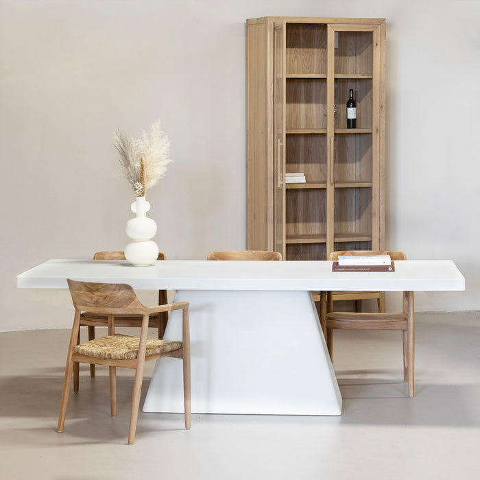 Giga Meubel - Eettafel Rechthoek 300cm - Wit Eco Composiet - Avia