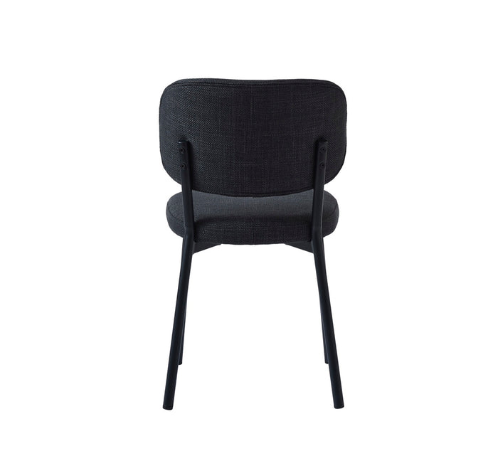 Giga Living - Eetkamerstoel Donkergrijs Stof - Fowler - Set van 2