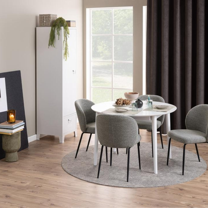 Giga Living - Eetkamerstoel Santiago Grijs - Set van 2