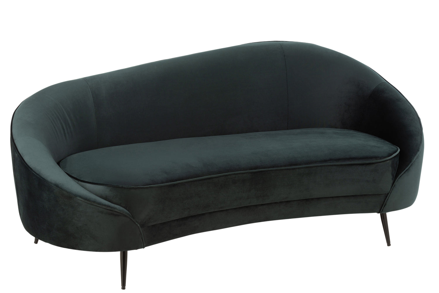 J-Line sofa Elisabeth - textiel|metaal - groen