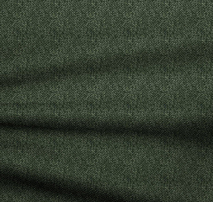 Rechterhoekbank, 4-zits, olijfgroene geweven stof, 266 cm