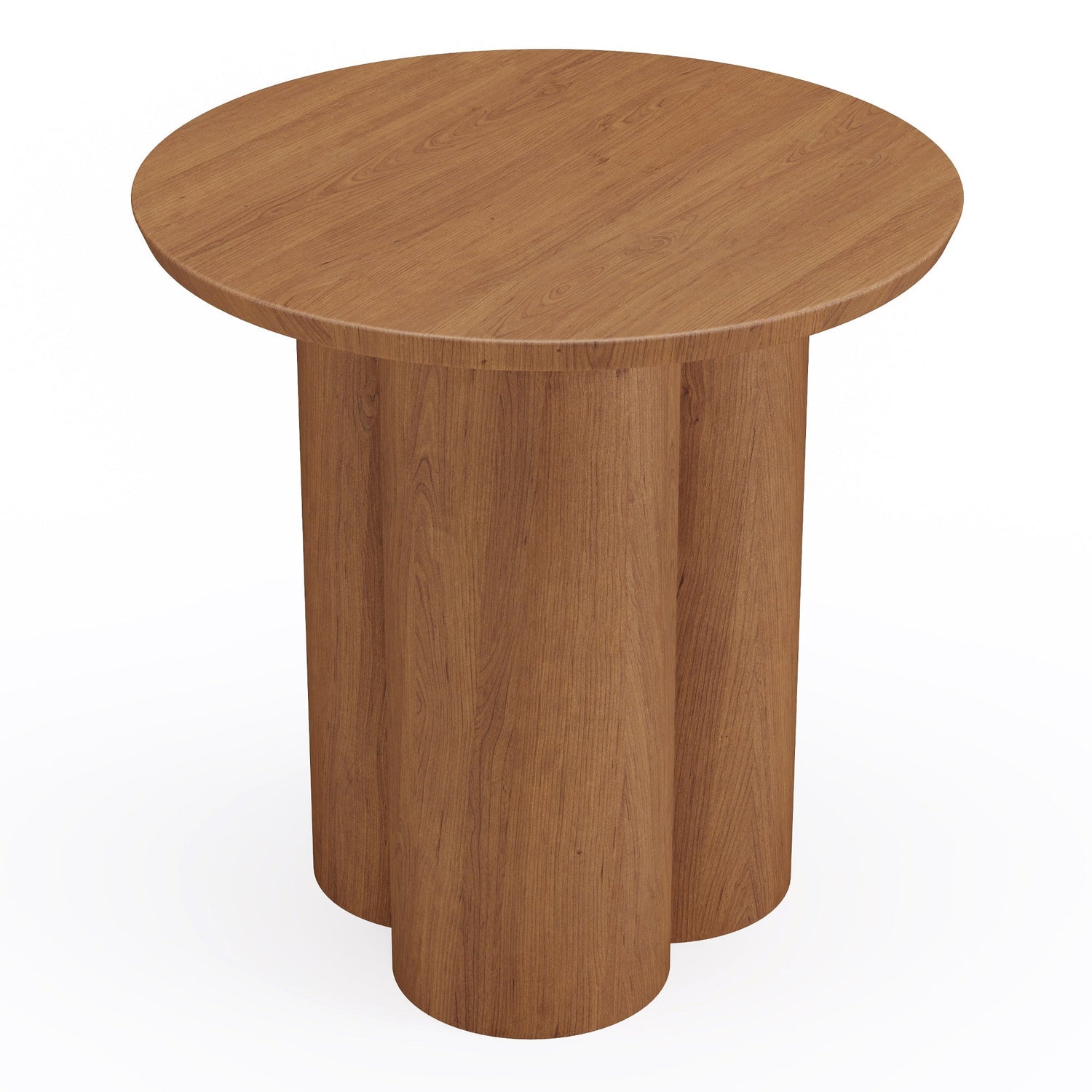 Salontafel van notenhout met een blad van 45 cm