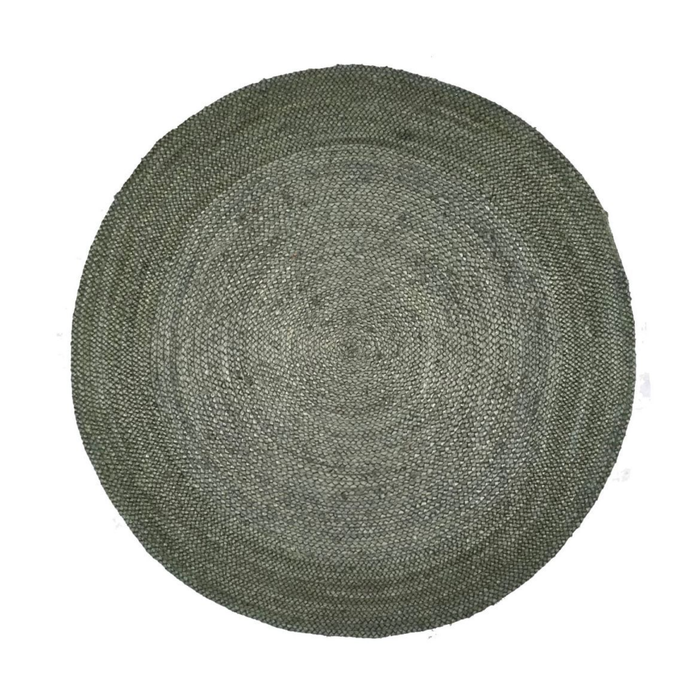 Mrcarpet Rond jute vloerkleed groen 200cm