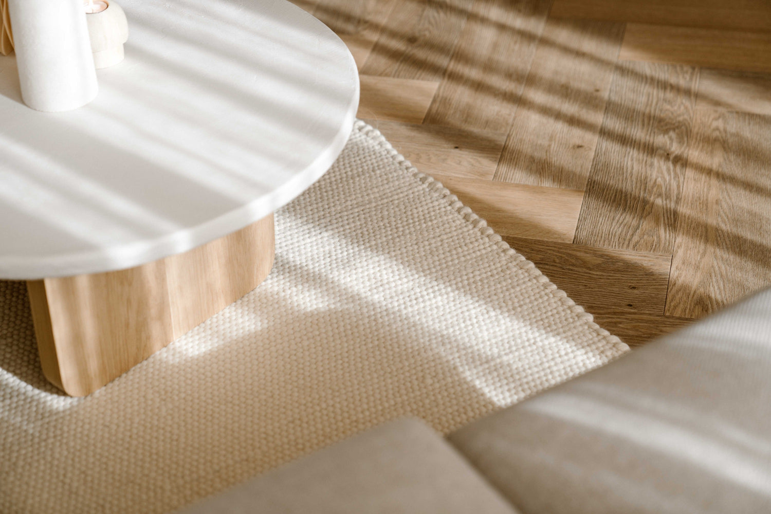 Mrcarpet Wollen vloerkleed Ivoorwit Gotland 160x230cm