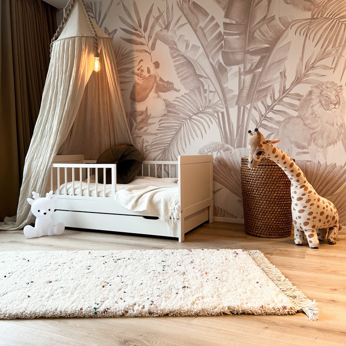 Mrcarpet kindervloerkleed stippen multi 80x150cm