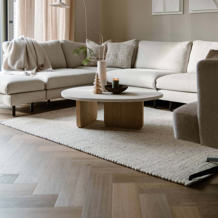 Mrcarpet Wollen vloerkleed Beige|gemeleerd Gotland 240x340cm