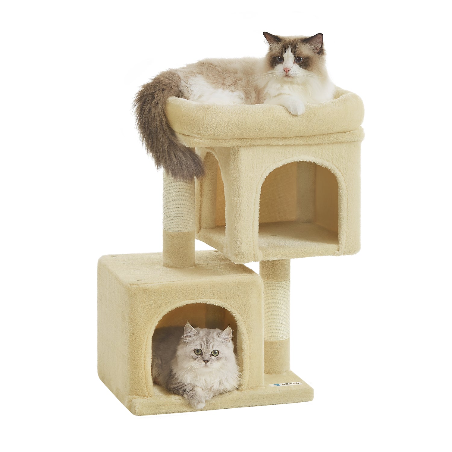 ACAZA Krabpaal - Krabpaal voor Katten - Beige - 65 cm hoog