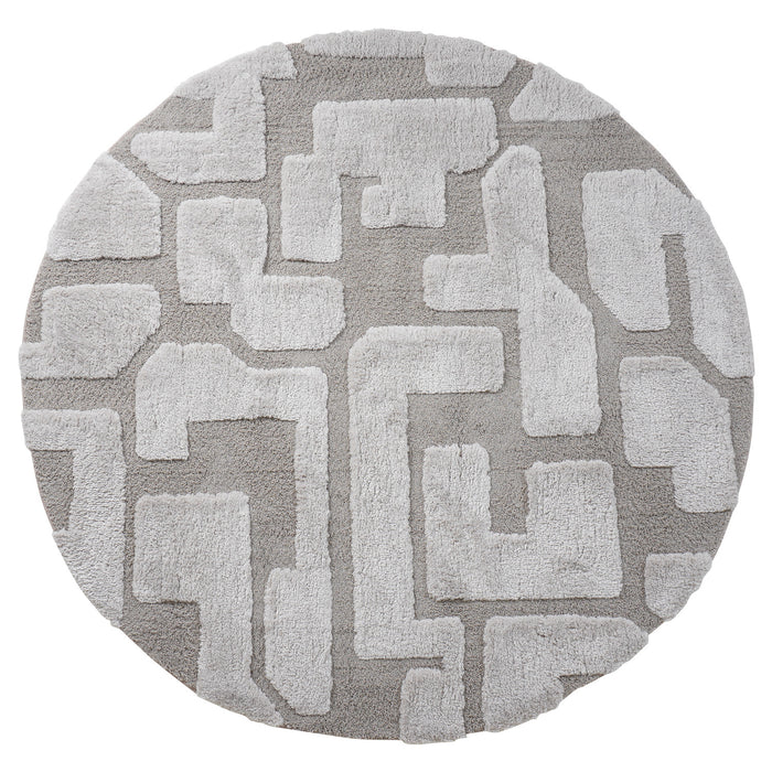 Veer Carpets - Vloerkleed Liana Beige Rond ø160 cm