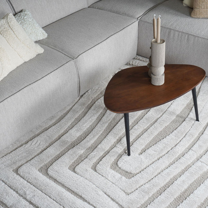 Veer Carpets - Vloerkleed Lima Beige 240 x 340 cm