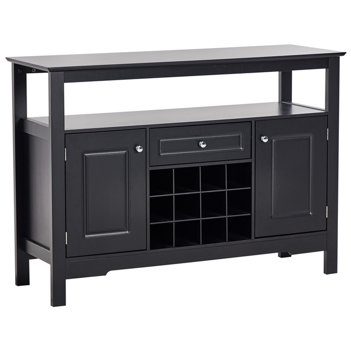 Beliani - TIMBOON - Wijnkast - Zwart - MDF