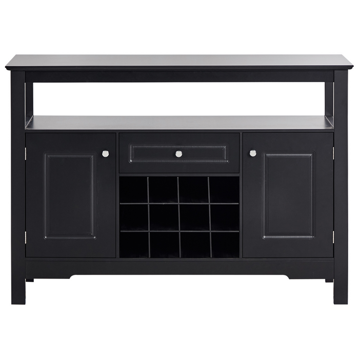 Beliani - TIMBOON - Wijnkast - Zwart - MDF