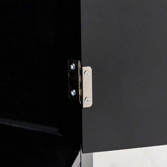 Beliani - TIMBOON - Wijnkast - Zwart - MDF