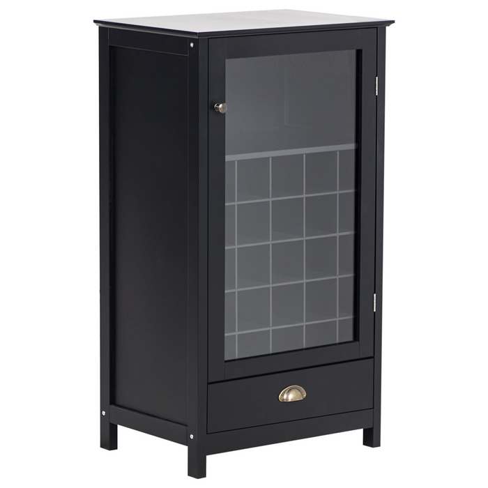 Beliani - CERES - Wijnkast - Zwart - MDF