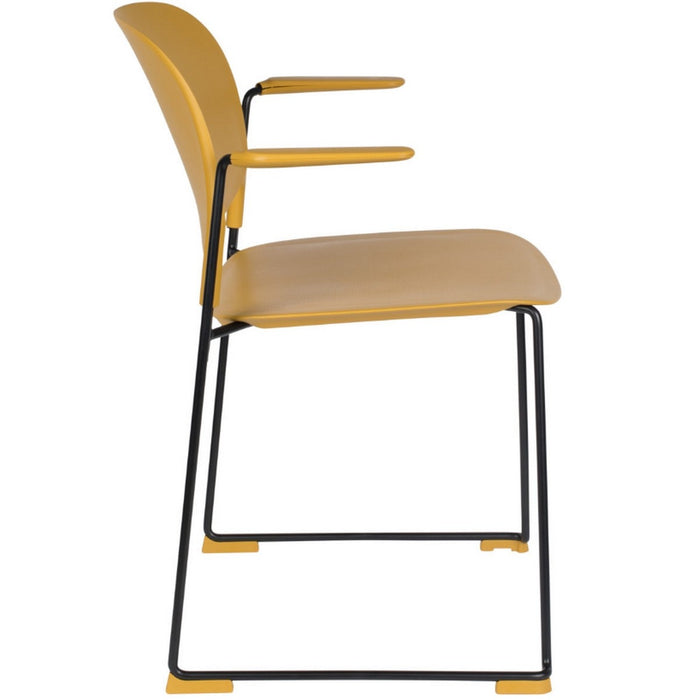 Puur Stord armstoel geel